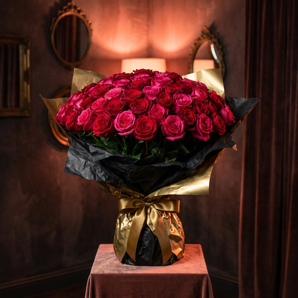 Graduation luxury roses bouquet Los Angeles