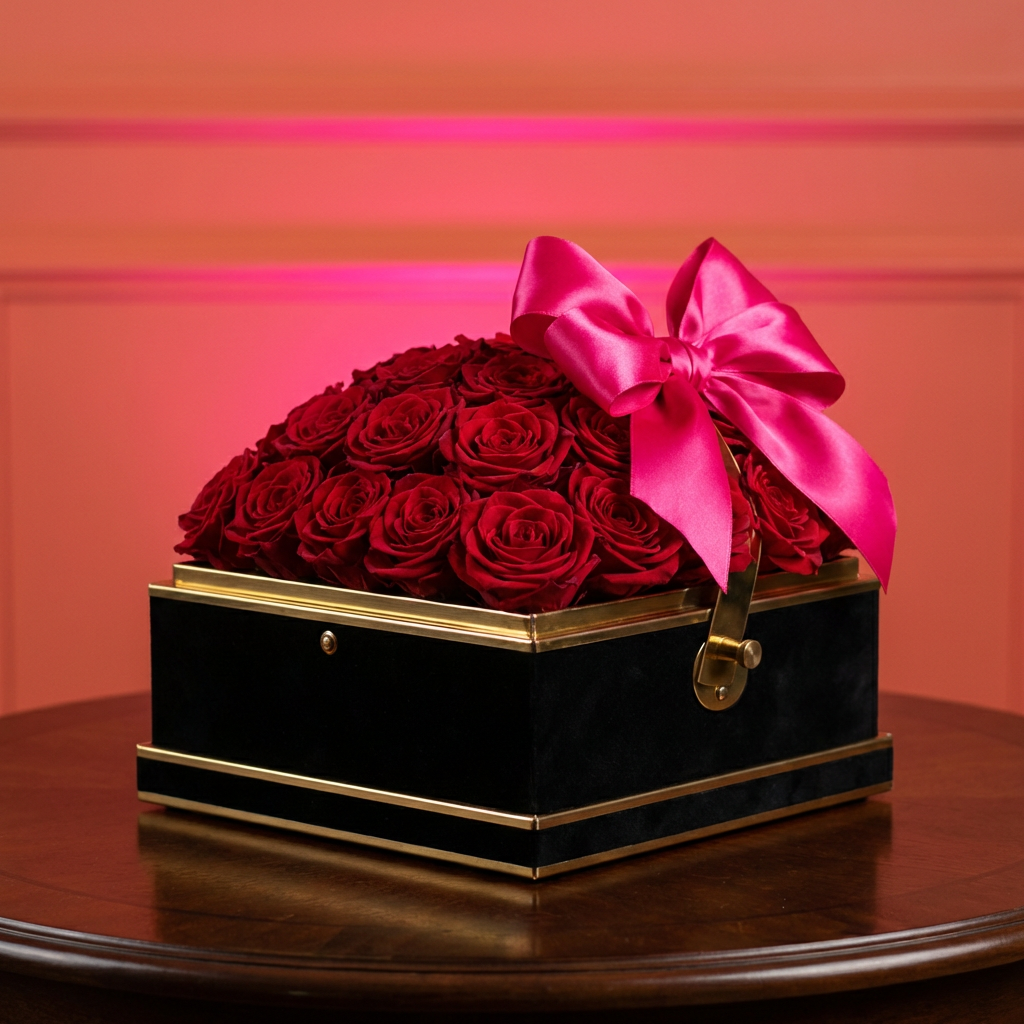 Thanksgiving luxury rose gift box Los Angeles